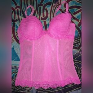 Worn Once LaSenza Size Sm Pink Corset/Lingerie